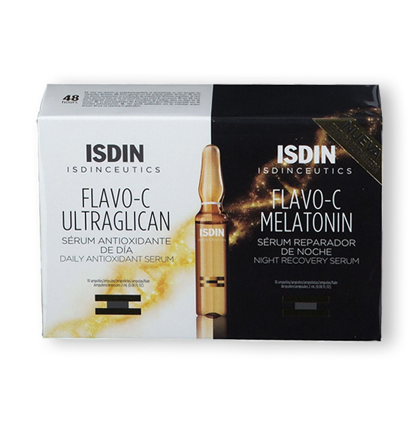 Isdin – Flavo-C Melatonin /Flavo-C Ultraglican 10 Amp/10 Amp