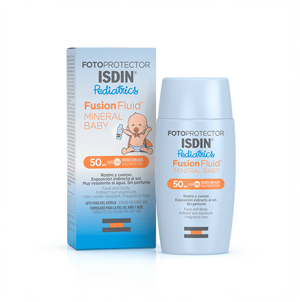 Isdin – Isdin Fotoprotector Pediatrics Fusion Fluid Minéral Baby Spf 50 50 Ml