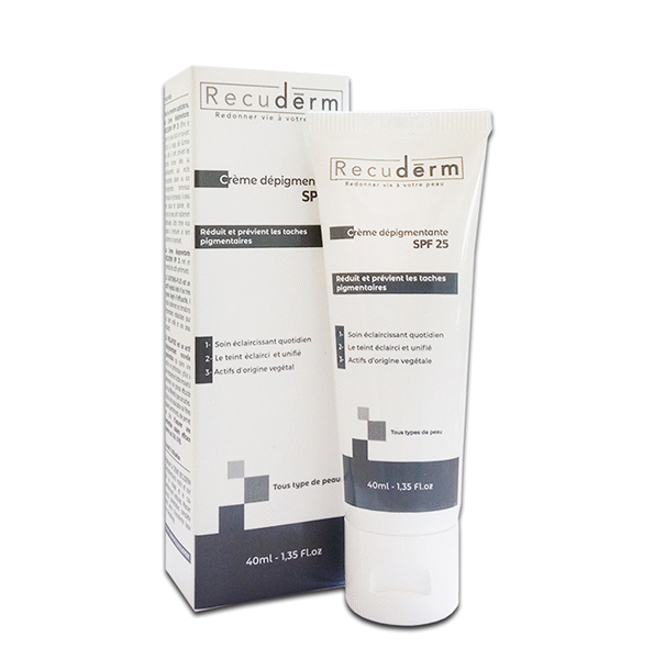 Recuderm – Creme Depigmentant Spf25 40Ml