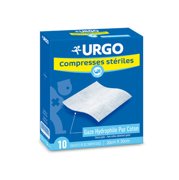 Urgo – Compresses Stériles De Gaze 20Cmx20Cm