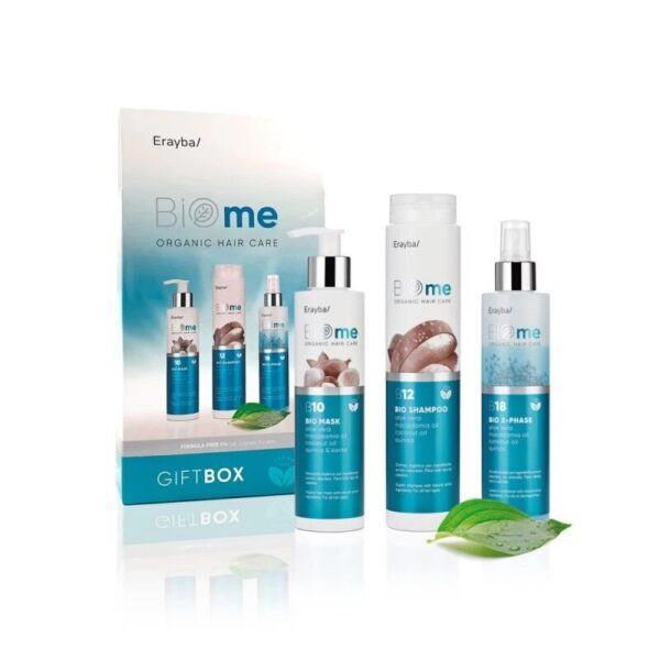 Erayba – Biome Gift Box Bio Shampooing 250 Ml+ Bio Mask 200 Ml+ Bio 2 Phase – 200 Ml