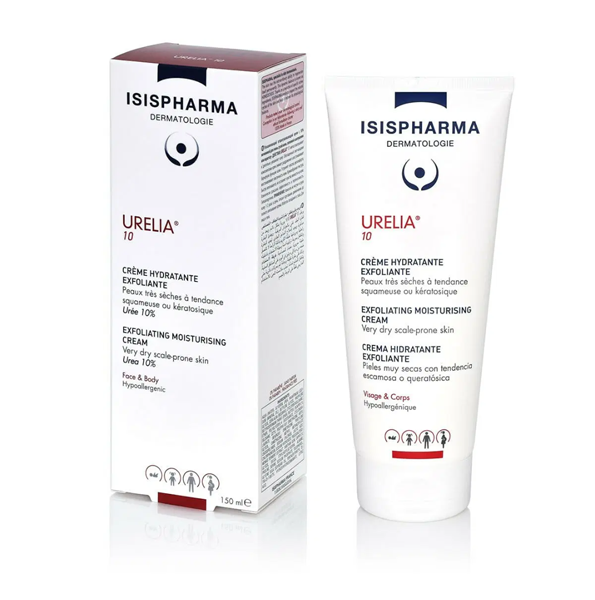 Isispharma – Urelia 10 Crème Hydratante Lissante 150 Ml Peaux Sèches & Rugueuses
