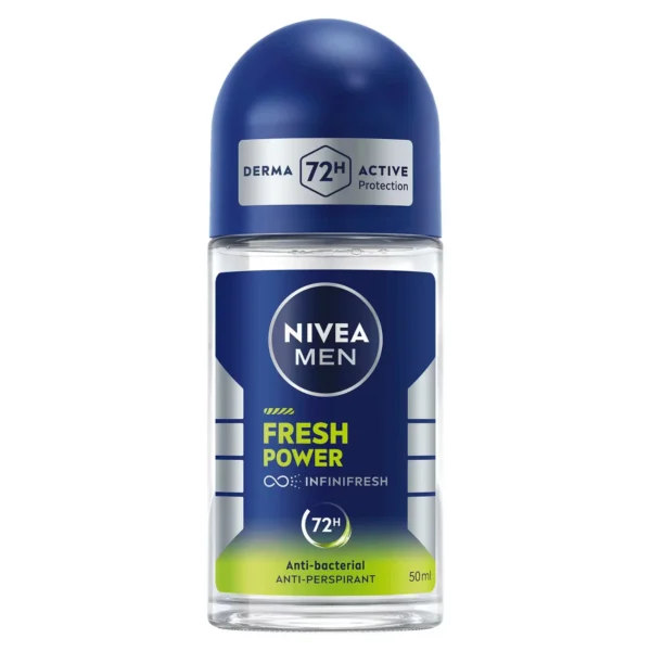 Nivea – Men Deodorant Roll-on Fresh Power 72H – 50 Ml