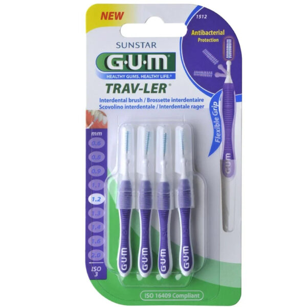 GUM – Interdit Travler Brossette 1.2 Mm