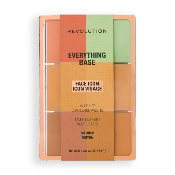 Revolution – Everything Base Face Icon Complexion Palette Medium
