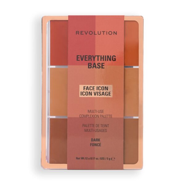 Revolution – Everything Base Face Icon Complexion Palette Dark