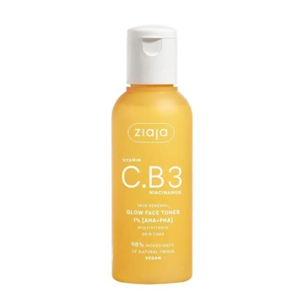 Ziaja – Vitamin C.B3 Niacinamide Glow Face Toner 1% [Aha+pha] – 120 Ml