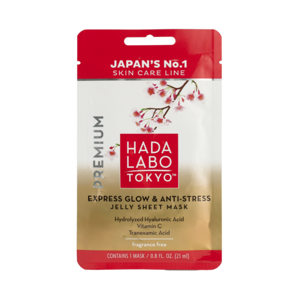 Hada Labo Tokyo – Express Glow & Anti-stress Jelly Sheet Mask