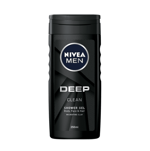 Nivea – Men Gel Douche Deep Clean – 250 Ml
