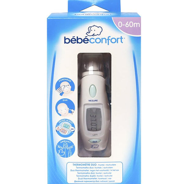 Bébé Confort – Thermomètre Duo Frontal + Auriculaire (0M +)