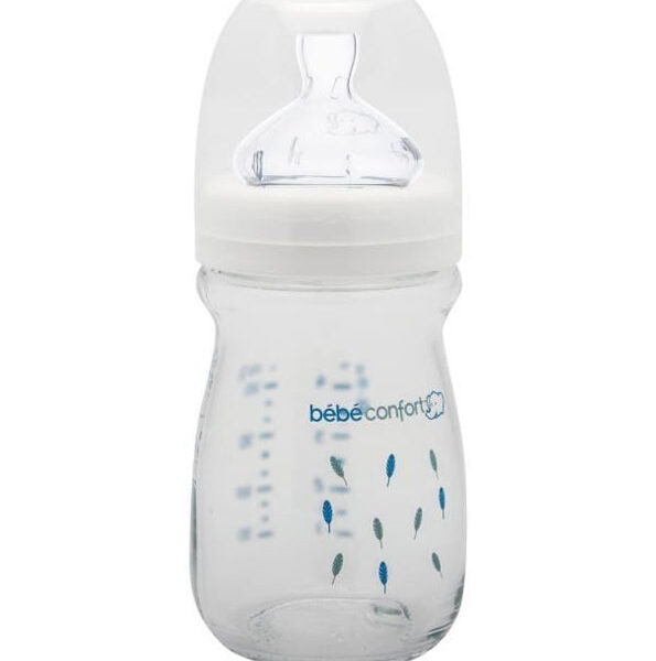 Bébé Confort – Biberon Maternity en Verre 130 Ml Indians Blanc (0-6M +)