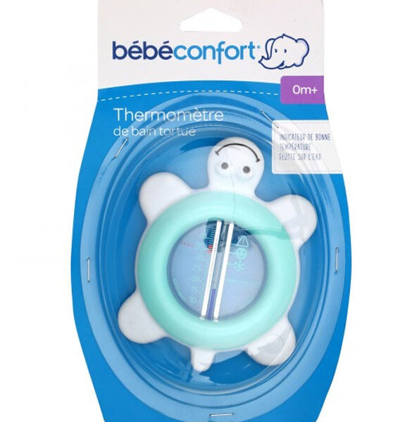 Bébé Confort – Thermomètre de Bain Tortue Bleu Sailor (0M +)