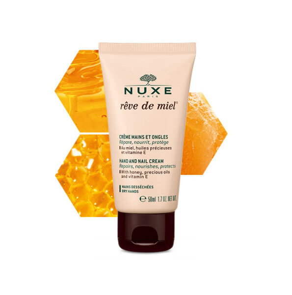 NUXE – Rêve de Miel Crème Mains et Ongles – 50 Ml