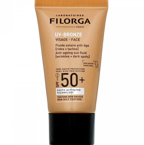 Filorga – UV-bronze Visage Fluide Solaire Anti-âge SPF 50+ – 40 Ml