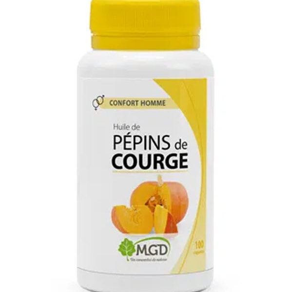 Mgd – Huile de Pepins de Courge – 100capsules