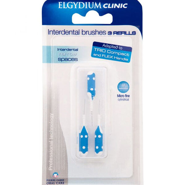 Elgydium – Clinic Recharges Brossettes 1.9 Mm Hyper Fin (x 3)
