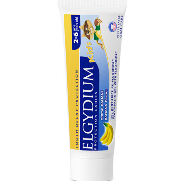 Elgydium – Kids Dentifrice Banane 2-6 Ans – 50 Ml
