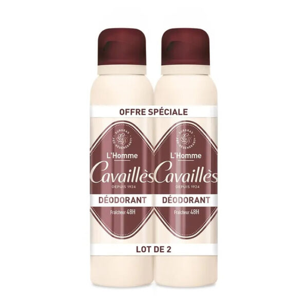 Rogé Cavaillès – Cavaillès Offre Special Lot de 2 Deodorant Fraicheur 48H – 150 Ml x 2