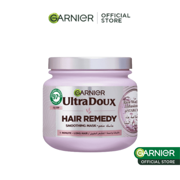Garnier – Ultra Doux Rice Water Masque Infusion d’Eau de Riz & Amidon – 340 G