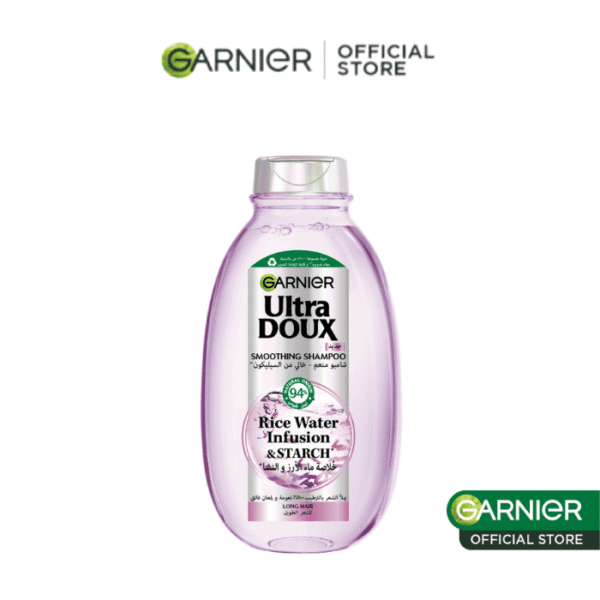 Garnier – Ultra Doux Rice Water Shampooing Infusion d’Eau de Riz & Amidon – 400 Ml