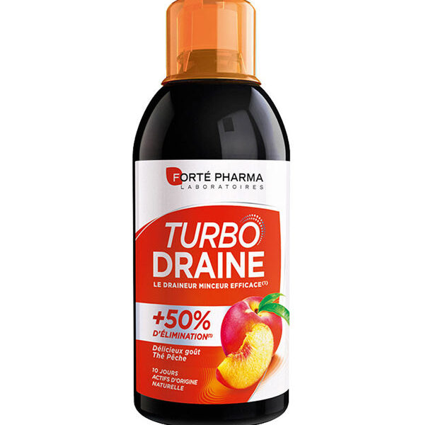 Forte Pharma – Minceur Turbodraineur Pêche – 500 Ml