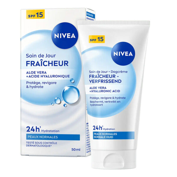 Nivea – Soin de Jour 24h Hydratant Fraîcheur Magnolia – 50 Ml