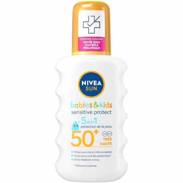 Nivea – Spray Solaire Sensitive Babies & Kids Fps 50+