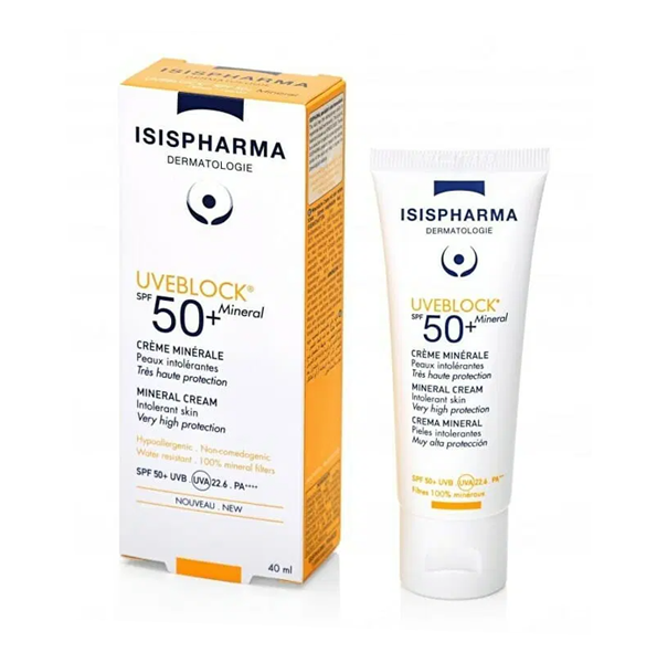 Isispharma – Uveblock Mineral Invisible SPF 50 – 40 Ml
