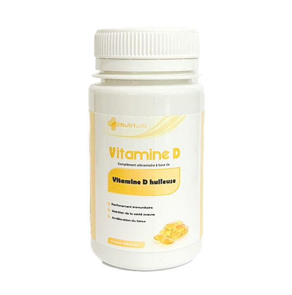 NutriLab – Vitamine D – 30 Capsules
