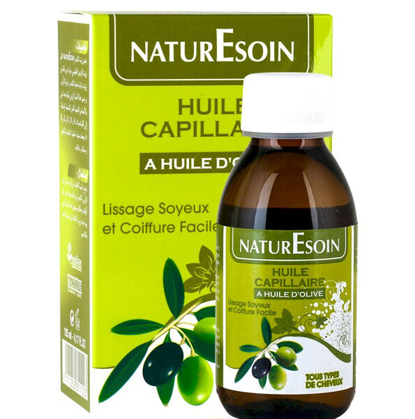 NaturEsoin – Huile Capillaire à Huile d’Olive – 125 Ml