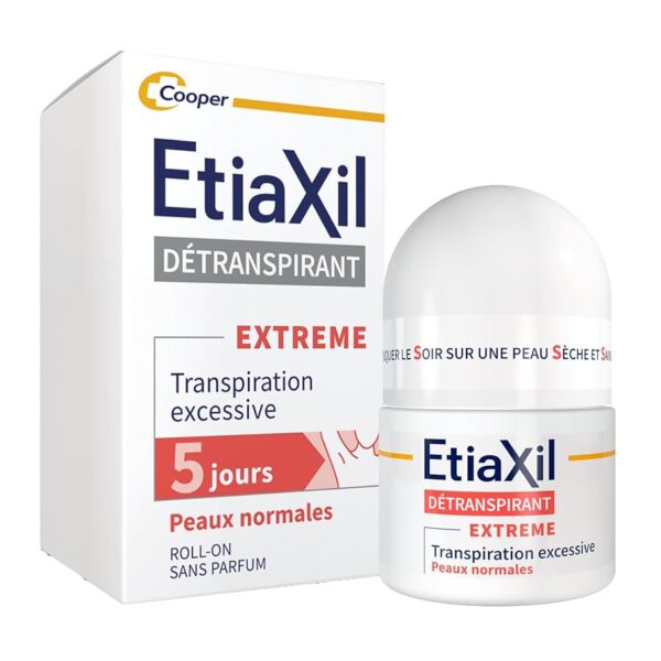 Etiaxil – Detranspirant Aisselles Peaux Normale Roll On – 15 Ml