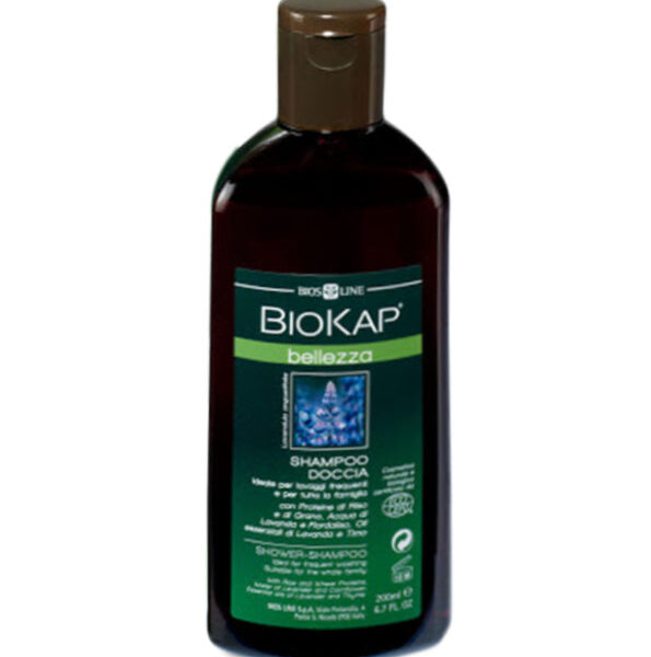 Biokap – Shampoing Douche Bio Belleza Lavande et Thym – 200 Ml