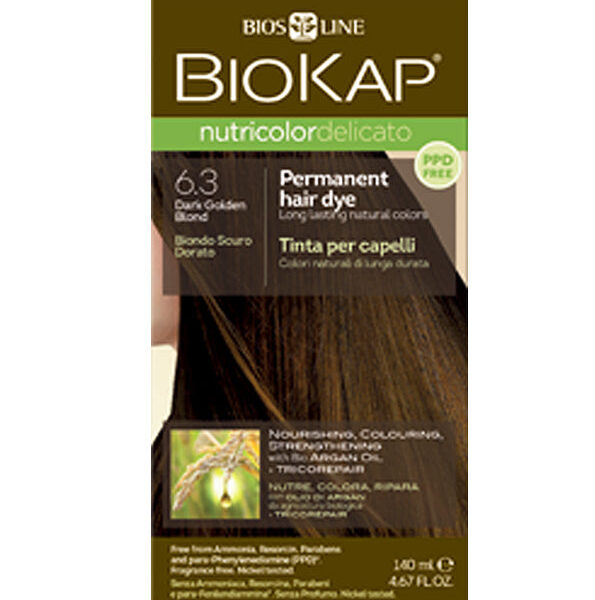 Biokap – Nutricolor Delicato 6.3 Blond Foncé Doré