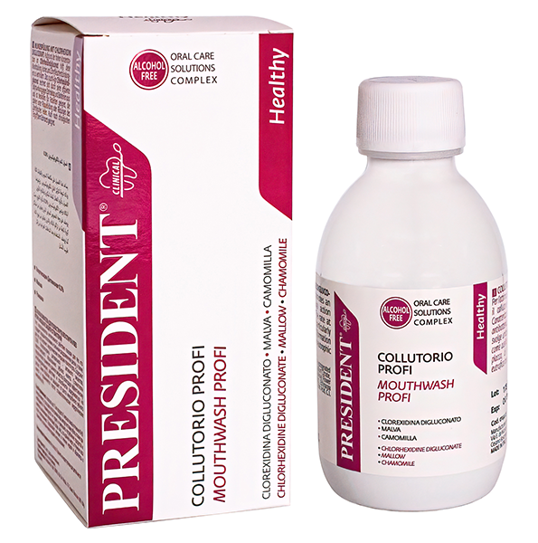 President – Profi Bain de Bouche Antibactérien sans Alcool – 200 Ml