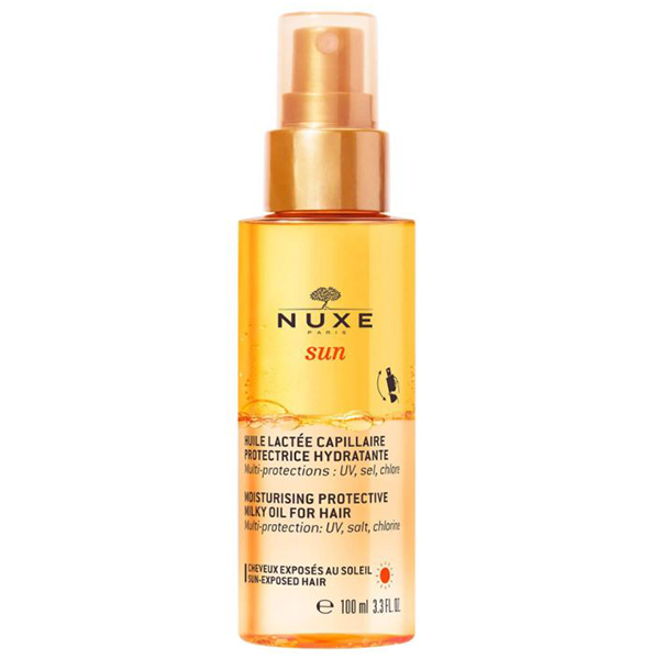 NUXE – Sun Huile Lactée Capillaire Protectrice Hydratante – 100 Ml