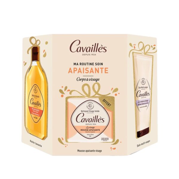 Rogé Cavaillès – Cavailles Ma Routine Soin Apaisante Crème Miraculeuse + Huile Douche Veloutante + Savon