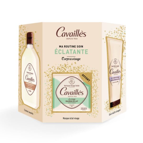 Rogé Cavaillès – Cavailles Ma Routine Soin Eclatante Crème Miraculeuse + Crème Douche Nourissante + Savon