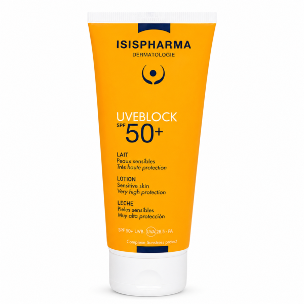 Isispharma – Uveblock SPF 50+ Lait Peaux Sensibles – 100 Ml
