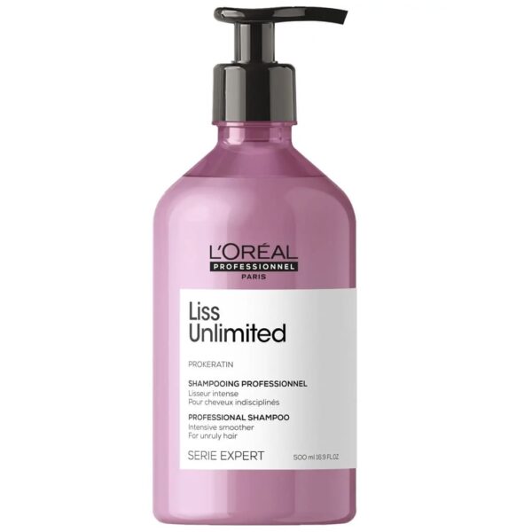 L'Oréal Professionnel – Liss Unlimited Shampoing 500 Ml Lissage & Brillance Anti-frisottis