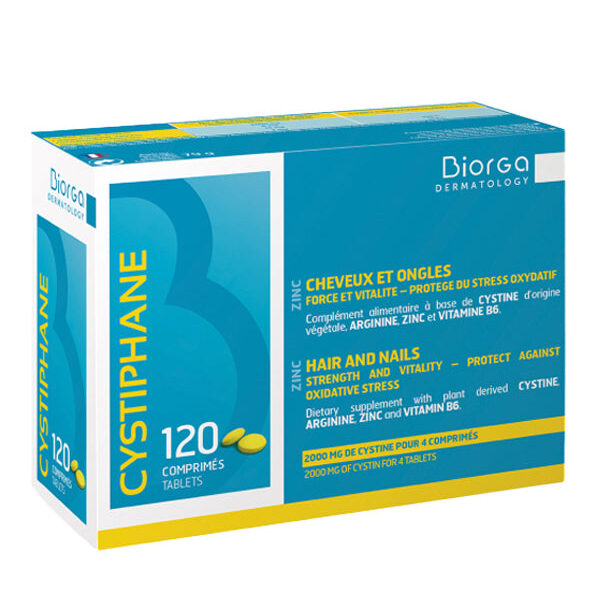Biorga – Cystiphane Cheveux et Ongles – 120 Comprimés