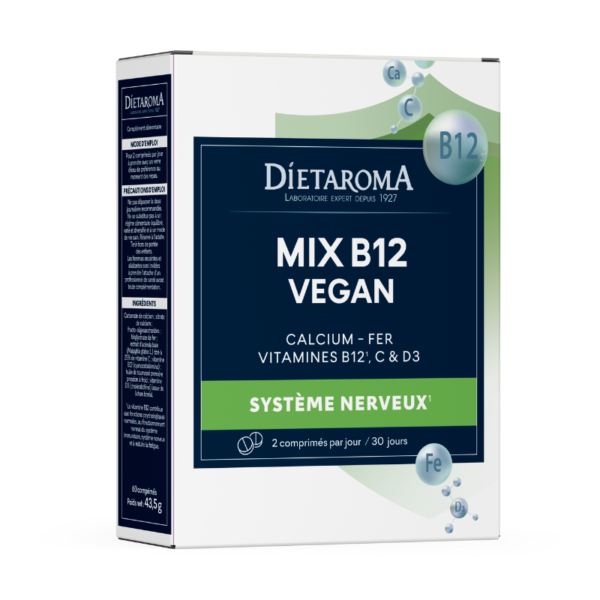Dietaroma – Mix B12 Vegan – 60 Comprimés