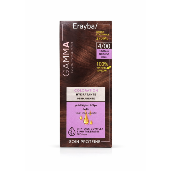 Erayba – Gamma Next Color 4.00 Chatain Naturel – 100 Ml