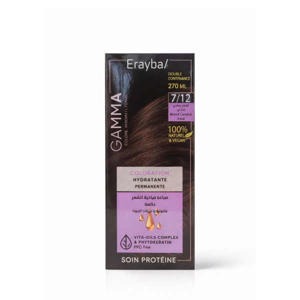 Erayba – Gamma Coloration 7/12 Blond Cendre Irise