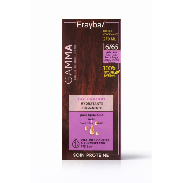 Erayba – Gamma Coloration 6/65 Blond Fonce Rouge Acajou