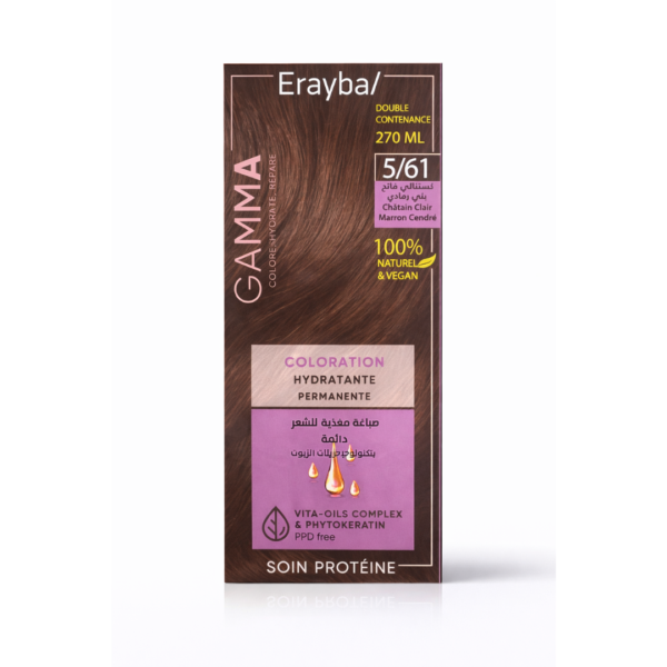 Erayba – Gamma Coloration 5/61 Chatain Clair Marron Cendre