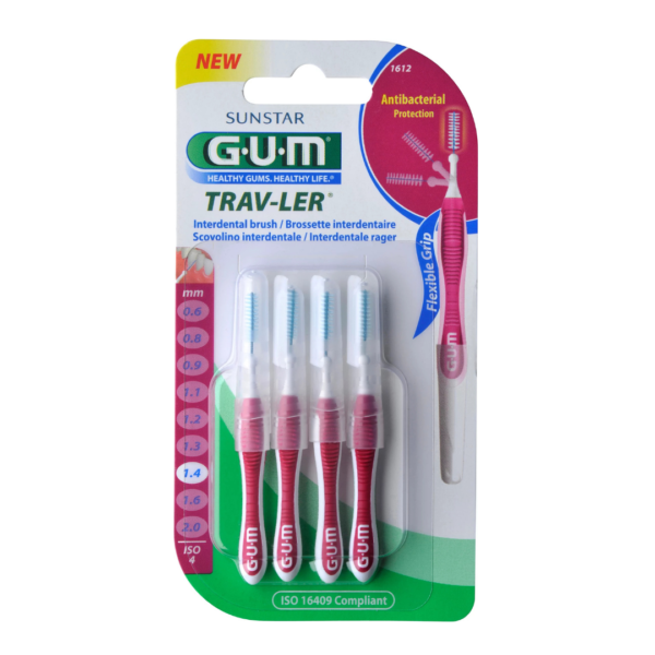 GUM – Trav-ler Brossette Interdentaire 4 1.1mm 1612