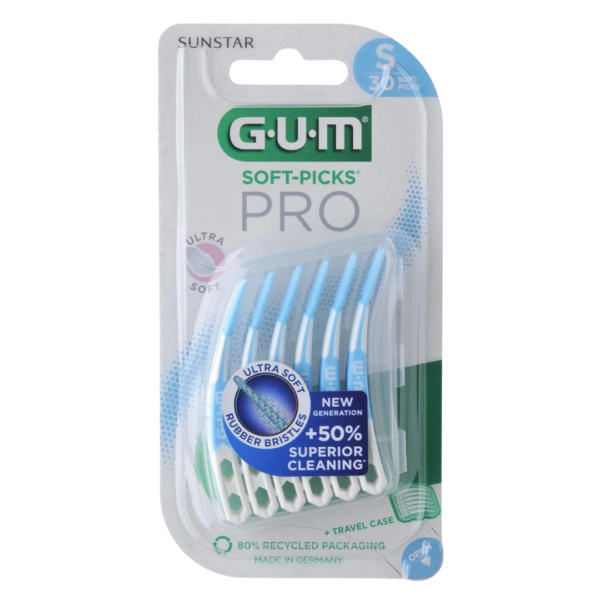 GUM – Soft Picks Pro Small – 30 Pièces