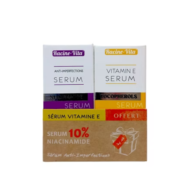 Racine Vita – Pack Niacinamide Serum 10 Ml= Vitamine E Serum 10 Ml Offert