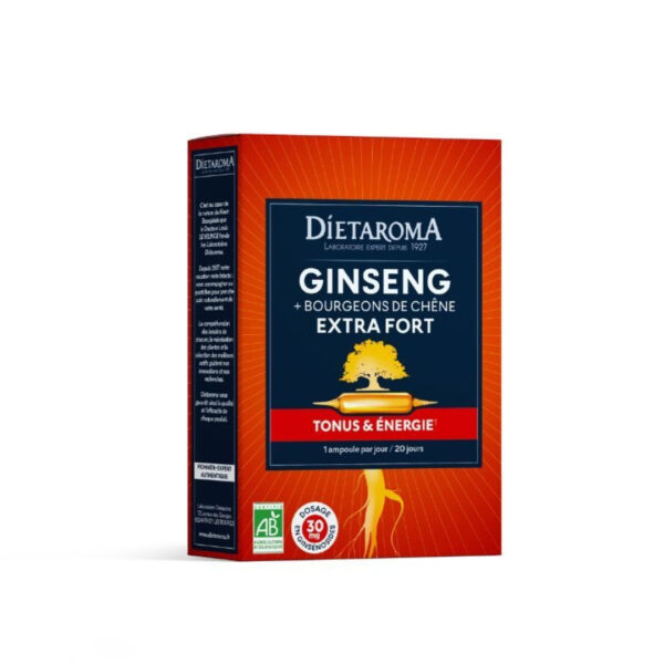 Dietaroma – Ginseng Gelée Royale – 20 Ampoules
