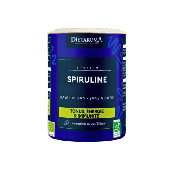 Dietaroma – Spiruline Bio – 300 Comprimés